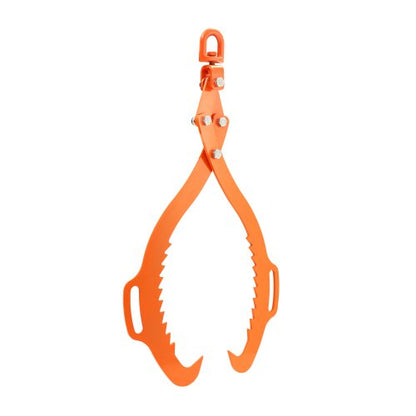 32-tums timmerlyfttång, timmertång med 2 klor, kraftig stålgrip, lyftkapacitet 1543 kg, svängbar timmergripare, Eagle Claw-design, timmersläptång för lastbilar, traktorer, gaffeltruckar