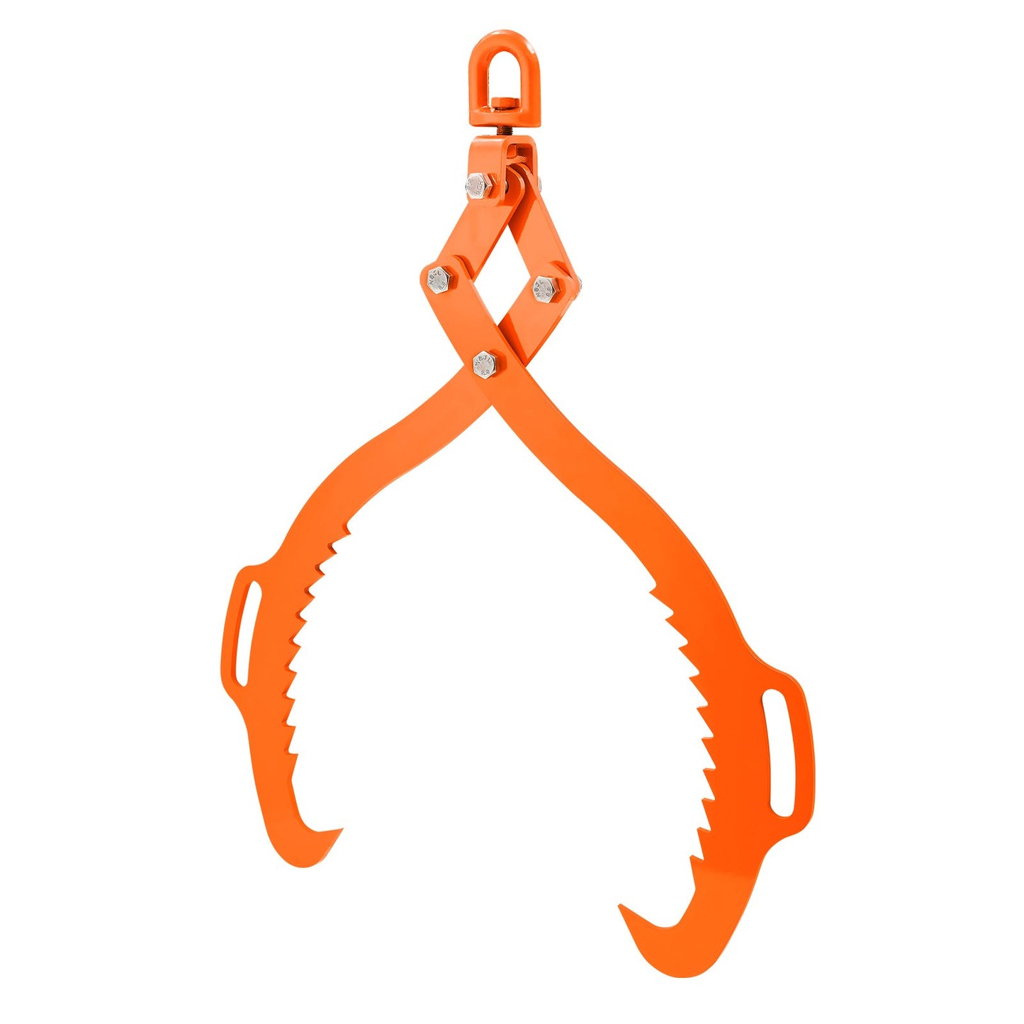 32-tums timmerlyfttång, timmertång med 2 klor, kraftig stålgrip, lyftkapacitet 1543 kg, svängbar timmergripare, Eagle Claw-design, timmersläptång för lastbilar, traktorer, gaffeltruckar