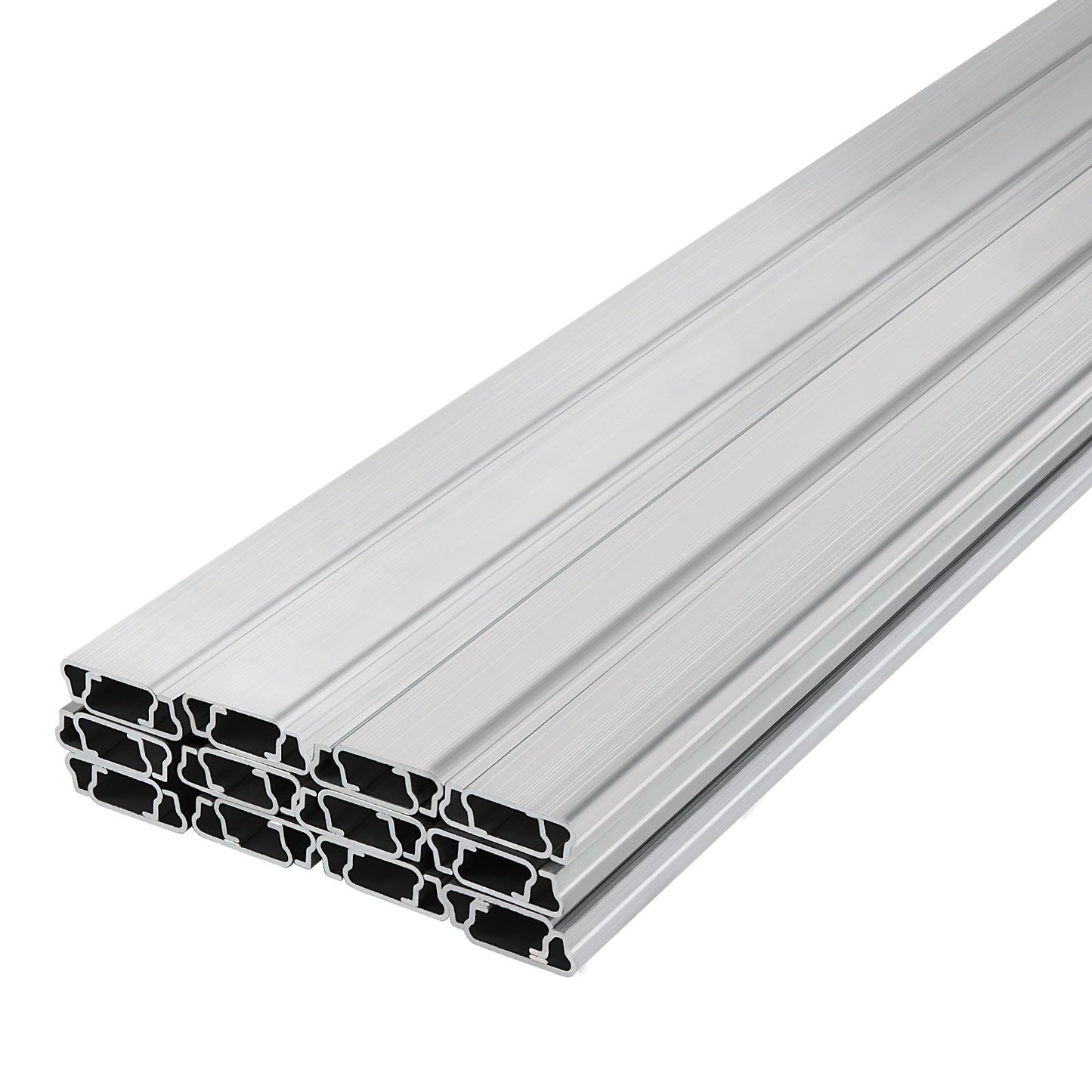 Fjädertråd och låskanal, 6,56 fot fjäderlås och U-kanalpaket för växthus, 30-pack PE-belagd fjädertråd och aluminiumlegeringskanal, plastfilm eller skuggduksfäste med skruvmejsel