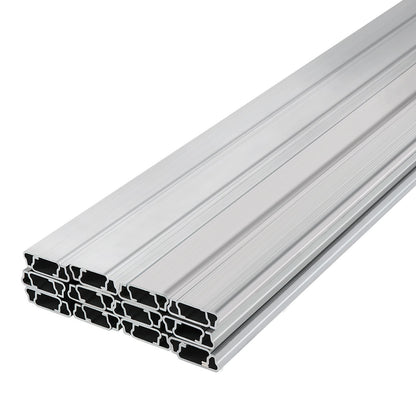 Fjädertråd och låskanal, 6,56 fot fjäderlås och U-kanalpaket för växthus, 50-pack PE-belagd fjädertråd och aluminiumlegeringskanal, plastfilm eller skuggduksfäste med skruvmejsel