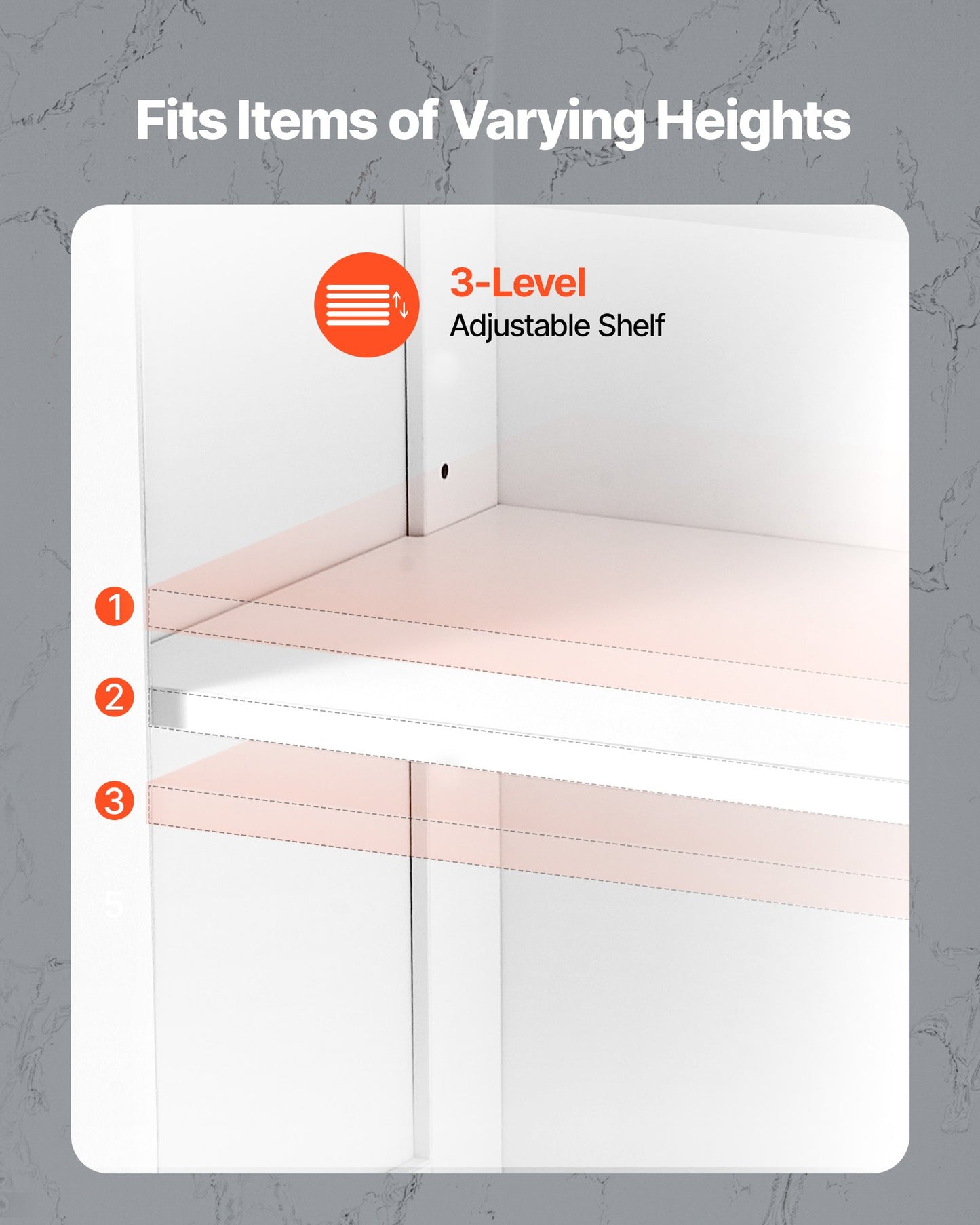 Badrumsskåp i trä, 4 våningar, förvaringsorganisatör i trä med 2 dörrar och justerbar hylla, moderna badrumsmöbler, heminredning, fristående skåp för kök/vardagsrum/entré, vit