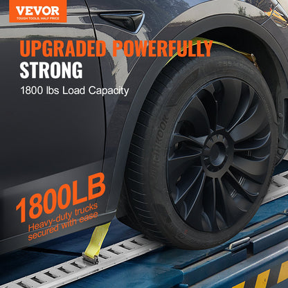 E Track Tie-Down Rail Kit, 34PCS 5FT E-Tracks Set Includes 8 Steel Rails & 2 Single Slot & 8 O Rings & 8 Tie-Offs w/ D-Ring & 8 End Caps, Securing Accessories for Cargo, Motorcycles, and Bikes