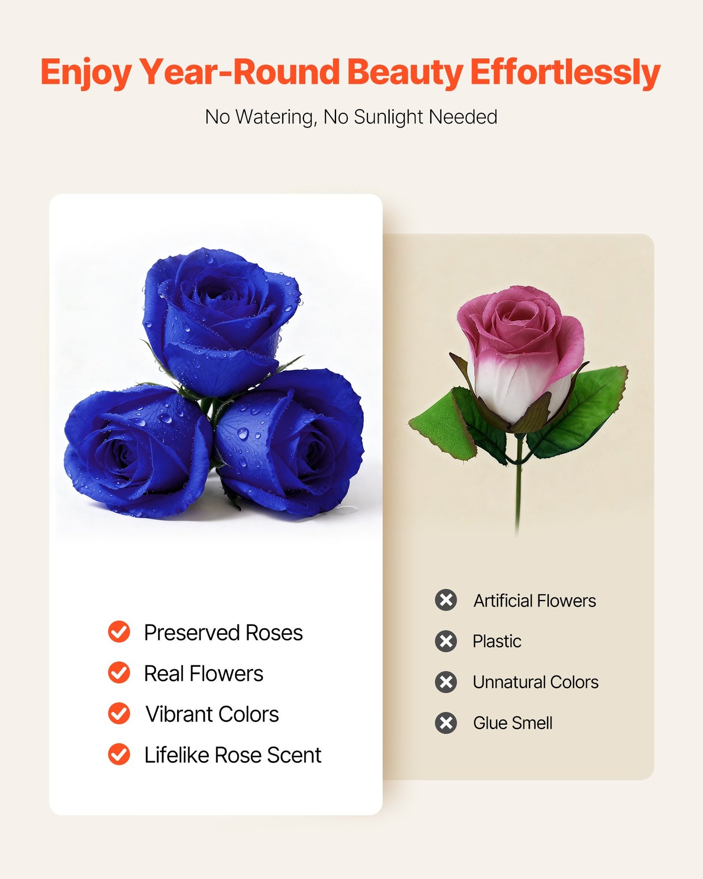Forever Flowers, 27 Preserved Roses in a Heart Shape Box, Eternal Flowers Immortal Bouquet Birthday Present for Women Her Wife Mothers, Anniversary, Valentine's Day,Christmas, Royal Blue