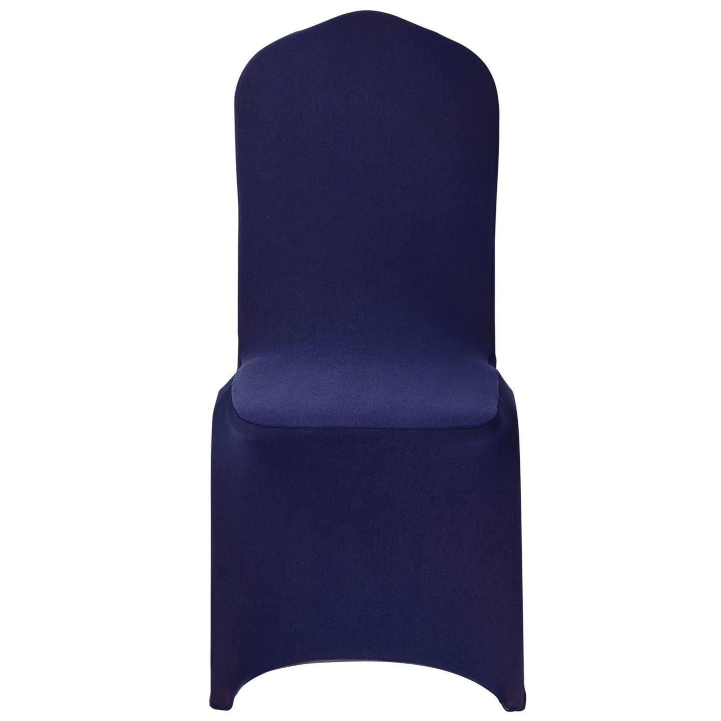 50 Pcs Navy Blue Chair Covers, Polyester Spandex Chair Cover, Stretch Slipcovers for Wedding Party Dining Banquet Flat-Front Chair Covers, Fits Chair Measures up to 20.08 x 17.72 x 37.4 inch