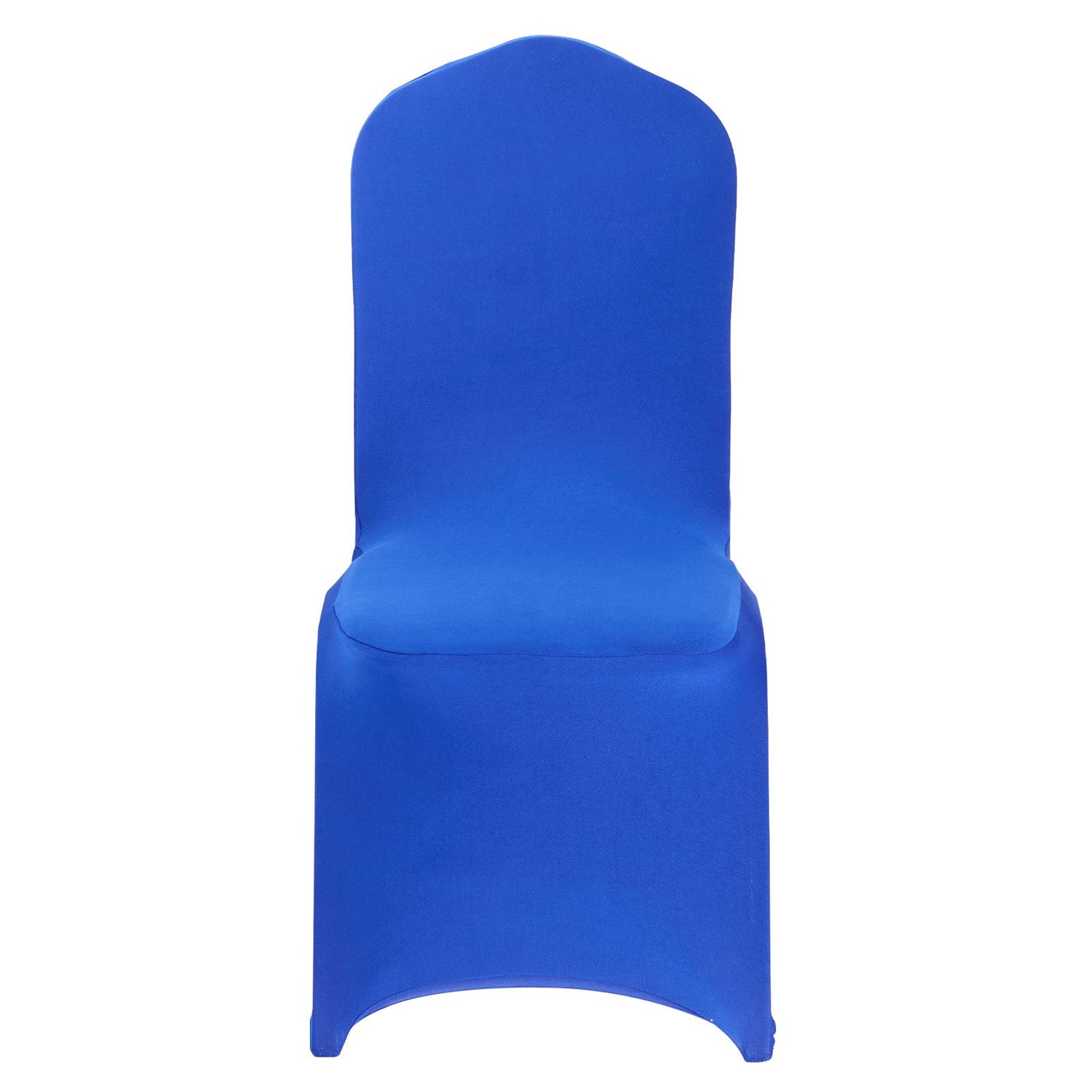 50 Pcs Royal Blue Chair Covers, Polyester Spandex Chair Cover, Stretch Slipcovers for Wedding Party Dining Banquet Flat-Front Chair Covers, Fits Chair Measures up to 20.08 x 17.72 x 37.4 inch