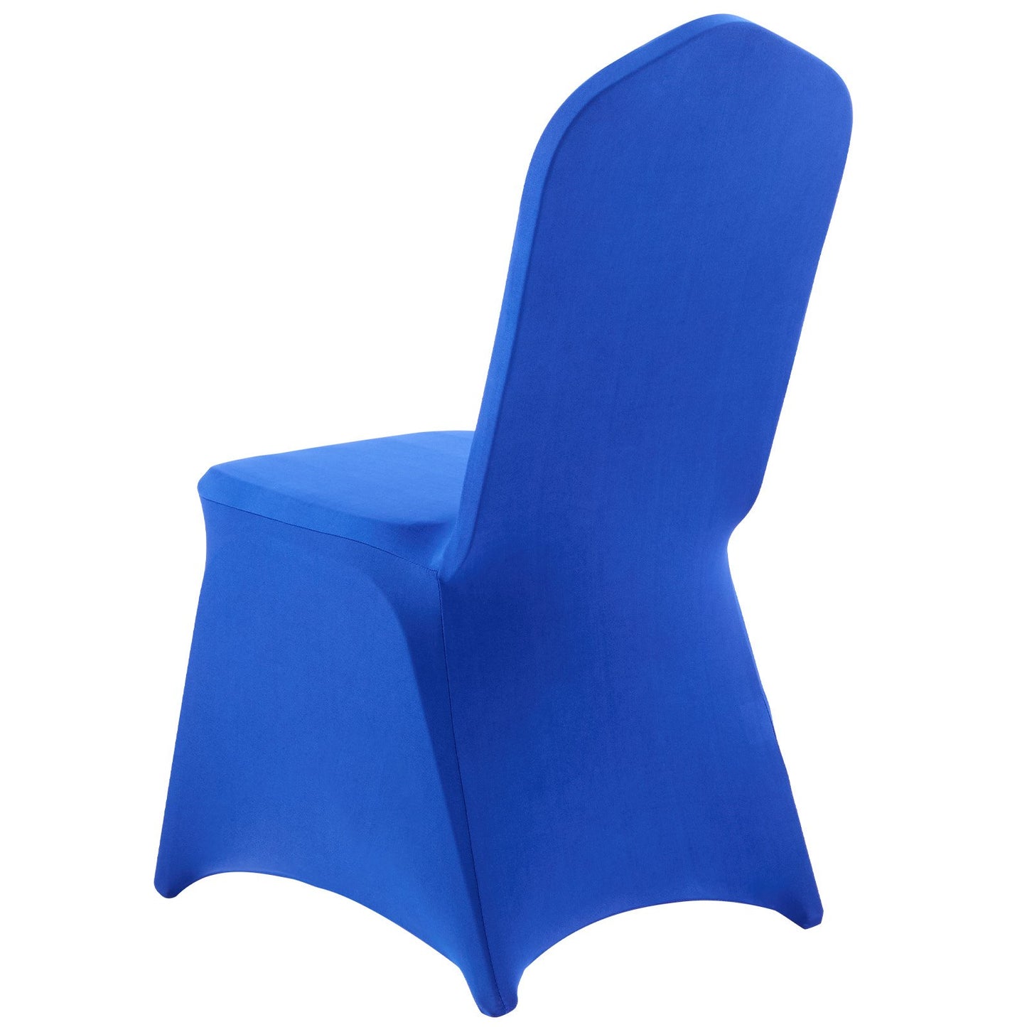 50 Pcs Royal Blue Chair Covers, Polyester Spandex Chair Cover, Stretch Slipcovers for Wedding Party Dining Banquet Flat-Front Chair Covers, Fits Chair Measures up to 20.08 x 17.72 x 37.4 inch