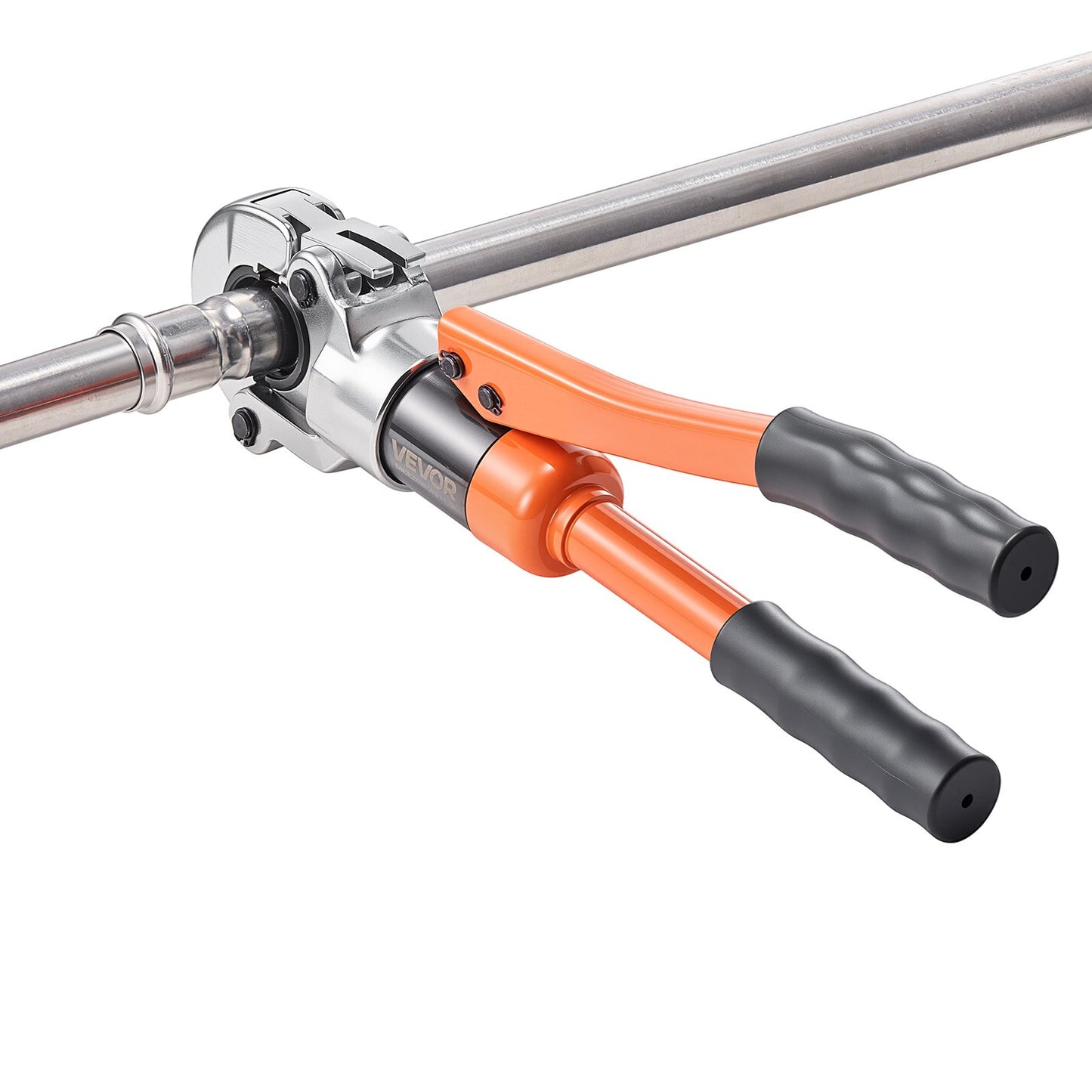 Hydraulic Pipe Crimping Tool, Stainless Steel Tube Fittings Crimper with V12, V15, V18, V22, V28 Jaws & Carrying Case, Press Crimper Tool Kit for Plumbing Repairs & Installations