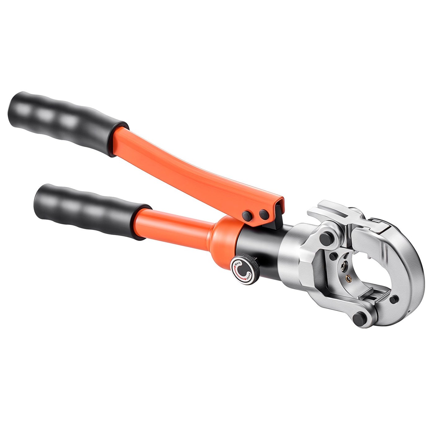 Hydraulic Pipe Crimping Tool, Stainless Steel Tube Fittings Crimper with V12, V15, V18, V22, V28 Jaws & Carrying Case, Press Crimper Tool Kit for Plumbing Repairs & Installations