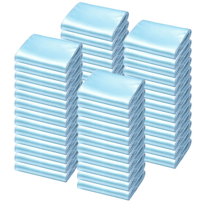 Satin Chair Sashes Bows, 100PCS Chair Ribbon Ties Back Sash, 7 x 108 inch, Light Blue Wedding Reception Decoration, for Wedding Ceremony Baby Shower Party Events Banquet Chair Cover Decoration