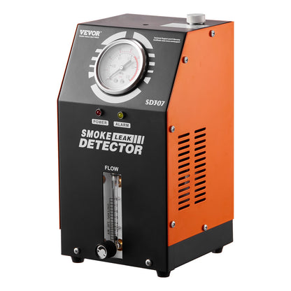 Automotive Smoke Machine Leak Detector, EVAP Vacuum Fuel Leak Tester with Built-in Air Pump, Pressure Gauge & Flow Meter, 2-Mode Vacuum Pipe Fuel Diagnostic Detector for 12V Cars Trucks Boats