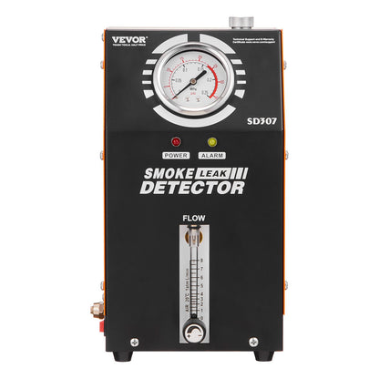Automotive Smoke Machine Leak Detector, EVAP Vacuum Fuel Leak Tester with Built-in Air Pump, Pressure Gauge & Flow Meter, 2-Mode Vacuum Pipe Fuel Diagnostic Detector for 12V Cars Trucks Boats