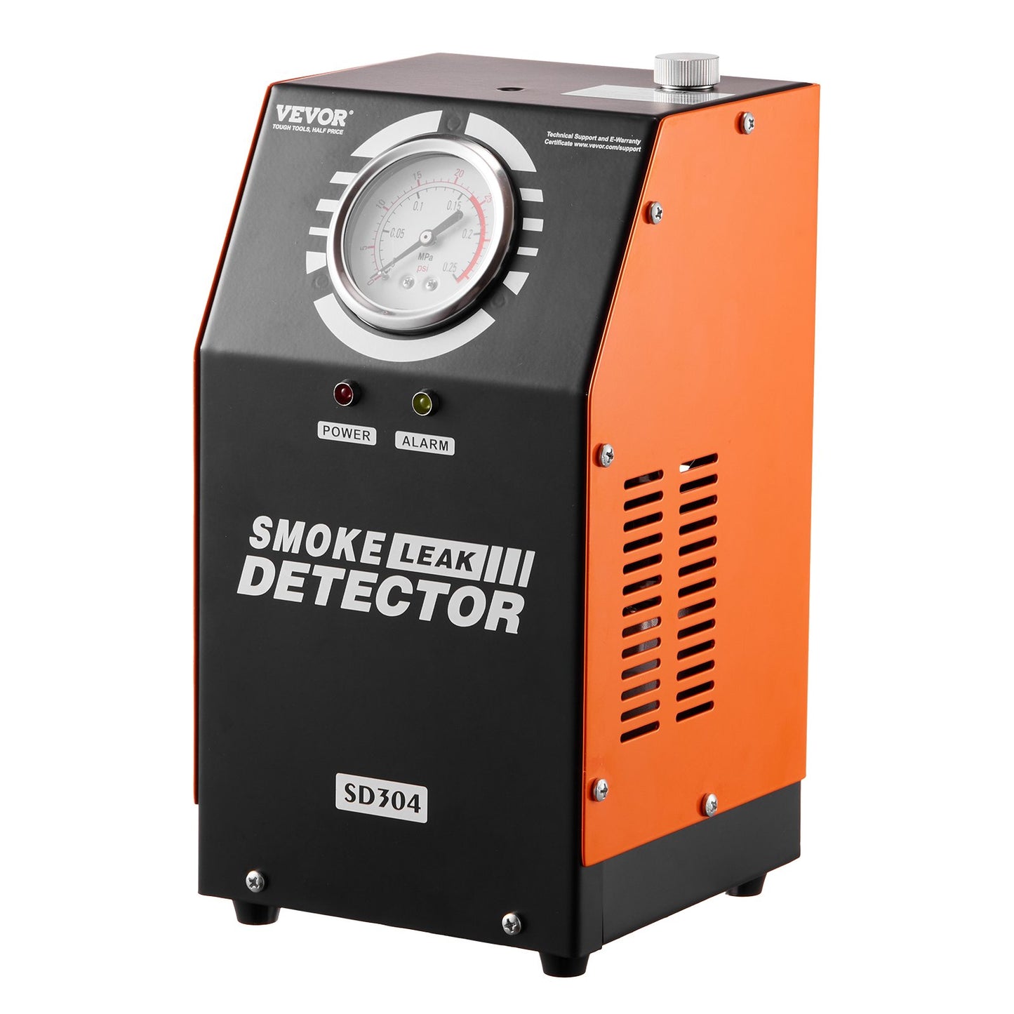 Automotive Smoke Machine Leak Detector, EVAP Smoke Machine Leak Tester with Built-in Air Pump and Pressure Gauge, Dual-Mode Vacuum Pipe Fuel Diagnostic Detector for DC12V Cars, Trucks, ATVs