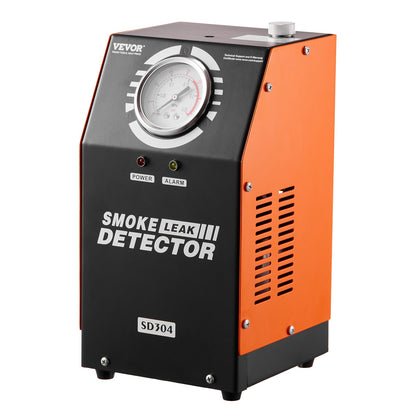 Automotive Smoke Machine Leak Detector, EVAP Smoke Machine Leak Tester with Built-in Air Pump and Pressure Gauge, Dual-Mode Vacuum Pipe Fuel Diagnostic Detector for DC12V Cars, Trucks, ATVs