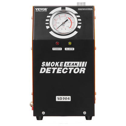 Automotive Smoke Machine Leak Detector, EVAP Smoke Machine Leak Tester with Built-in Air Pump and Pressure Gauge, Dual-Mode Vacuum Pipe Fuel Diagnostic Detector for DC12V Cars, Trucks, ATVs
