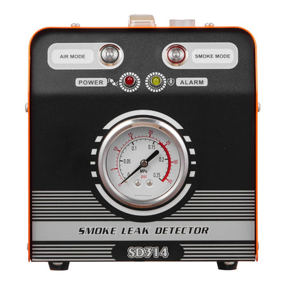 Automotive Smoke Machine Leak Detector, EVAP Smoke Machine Leak Tester with Built-in Air Pump & Pressure Gauge, Dual-Mode Diagnostic Leak Detector for Vacuum, Fuel, Pipeline System Testing