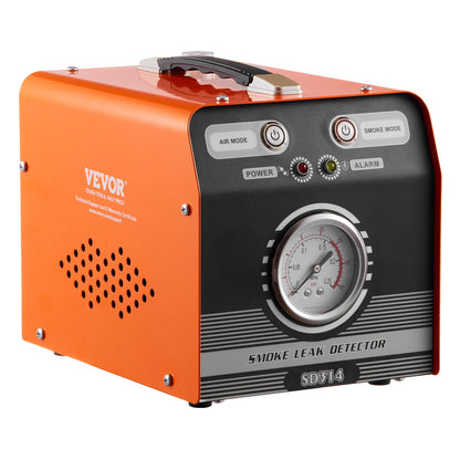 Automotive Smoke Machine Leak Detector, EVAP Smoke Machine Leak Tester with Built-in Air Pump & Pressure Gauge, Dual-Mode Diagnostic Leak Detector for Vacuum, Fuel, Pipeline System Testing