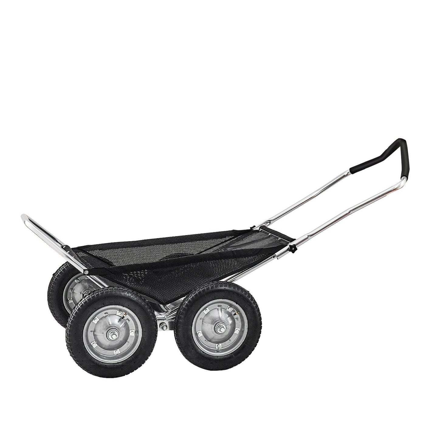 Jaktvagnar, 500 kg hjortvagn, kraftig bandvagn, fällbar hjortvagn för allting med stötdämpande däck, redskapsvagn för jakt, fiske, vandring