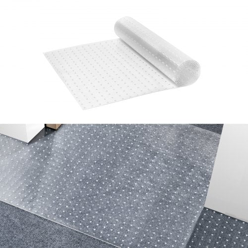 Carpet Protector for Pets, 24" x 6' PVC Scratch-Proof Cat Carpet Protector for Doorway, Anti-Slip Cat Scratch Protector Mat, Easy to Cut Plastic Carpet Scratch Stopper, Cat Scratch Guard Carpet