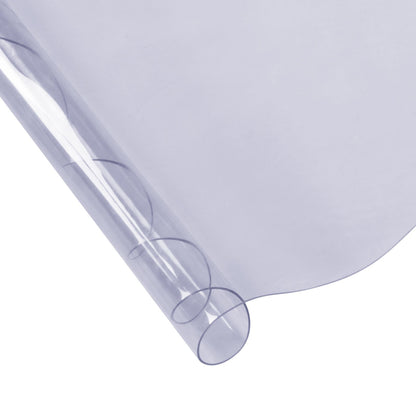 Clear Table Cover Protector, 48 inch/1230 mm Round Table Cover, 1.5 mm Thick PVC Plastic Tablecloth, Waterproof Desktop Protector for Writing Desk, Coffee Table, Dining Room Table