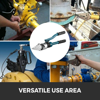 Hydraulic Flange Spreader 8T Manual Hydraulic Flange Separator Integral Split type 30mm Flange Wedge 9mm/0.35in Tip Thickness Splitter For Commissioning And Dismantling