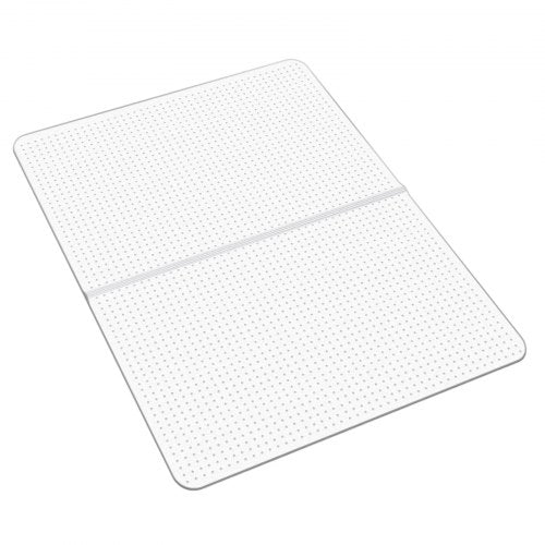 Chair Mat, 915 x 1225 mm Office Chair Mat for Carpeted Floors, Plastic Floor Protector Rug with Studded, Non-Slip & Easy to Clean, Smooth Glide Under Desk Rug for Home Office (Rectangular)
