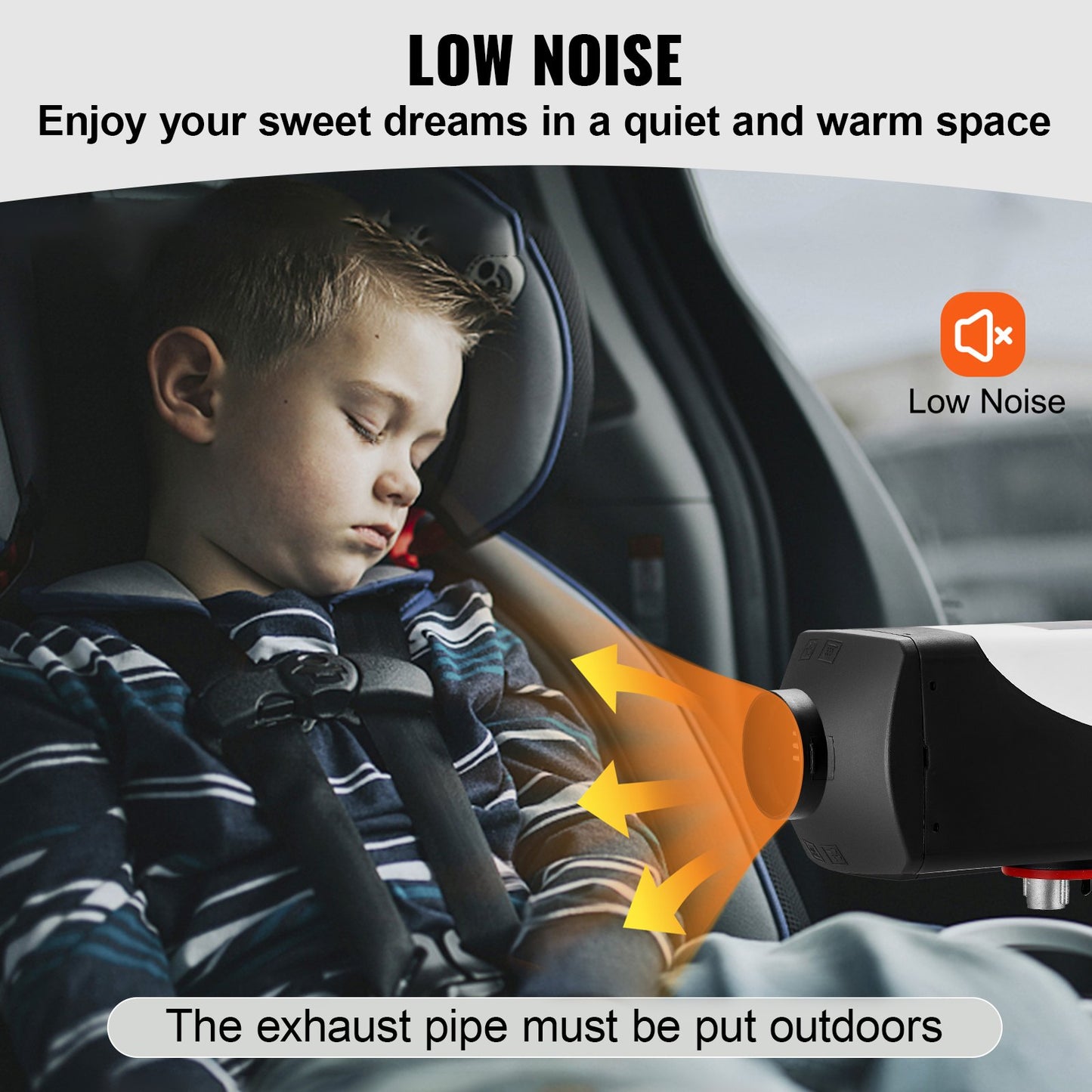 12V Diesel Parkeringsvärmare, 8KW Diesel Luftvärmare, Diesel Luftvärmare, Luftparkeringsvärmare, Luftdieselvärmare, Parkeringsvärmare för Bil Husbil Båt Lastbil Husbil Buss