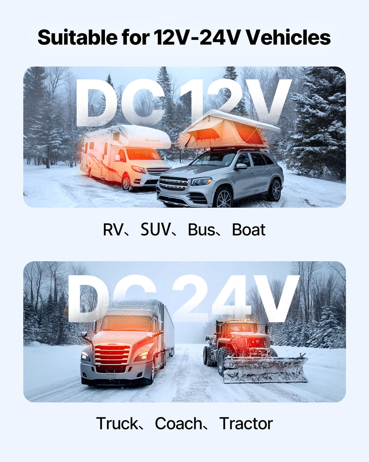 Dieselluftvärmare, 12-24V 8KW, Snabbvärmande dieselparkeringsvärmare med fjärrkontroll och blå LCD-brytare, Låg ljudnivå, Förvärmningsfunktion, för husbil, lastbil, husbil, skåpbil, båt och släpvagn