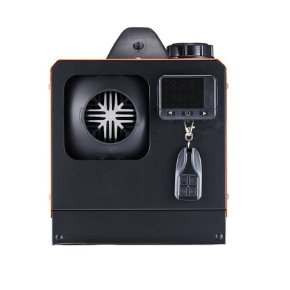 Dieselluftvärmare, 12-24V 8KW, Snabbvärmande Dieselparkeringsvärmare med fjärrkontroll och fyrkantig digital färgdisplay, Lågt brus, Röstmeddelande, För Husbil, Lastbil, Husbil, Båt och Släpvagn