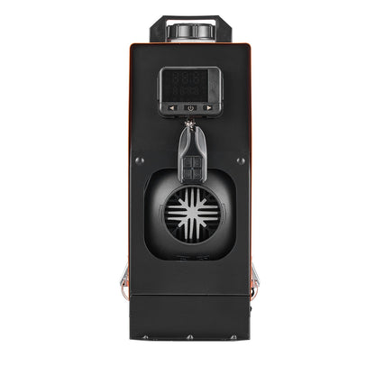 Dieselluftvärmare, 12-24V 8KW, Snabbvärmande Dieselparkeringsvärmare med fjärrkontroll och digital färgdisplay, Låg ljudnivå, Röstmeddelande, För Husbil, Lastbil, Husbil, Skåpbil, Båt och Släpvagn