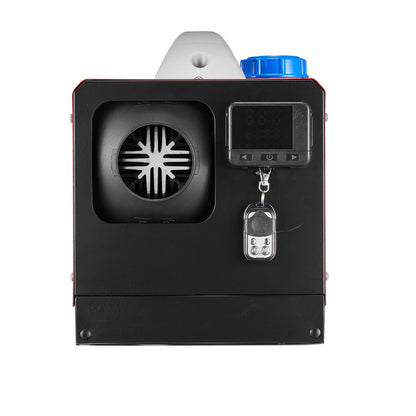 Dieselluftvärmare, 12-24V 8KW, Snabbvärmande dieselparkeringsvärmare med fjärrkontroll och svart LCD-brytare, Låg ljudnivå, Förvärmningsfunktion, för husbil, lastbil, husbil, skåpbil, båt och släpvagn