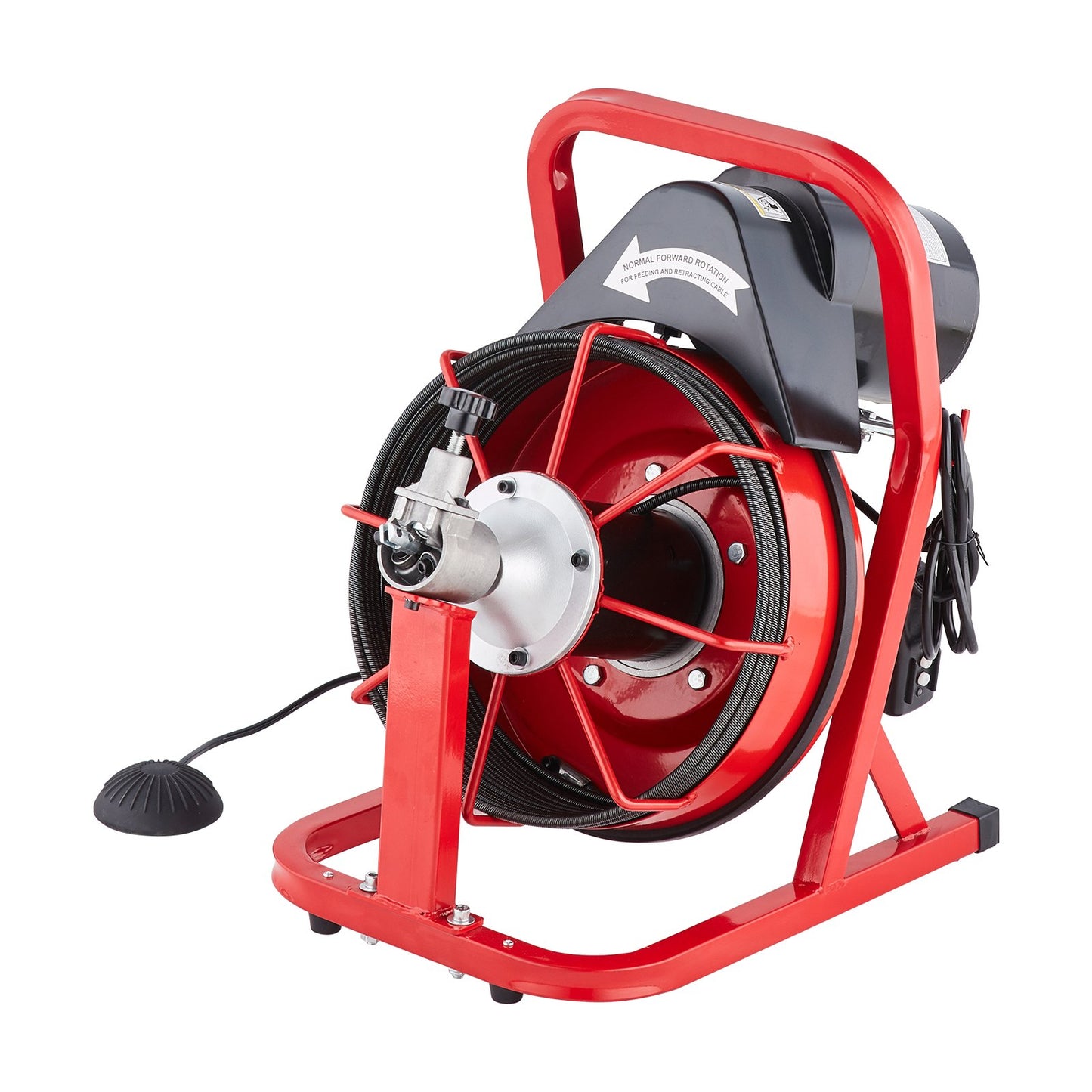 Drain Cleaner Machine Electric Drain Auger 1524 cm x 0.95 cm Auto Feed