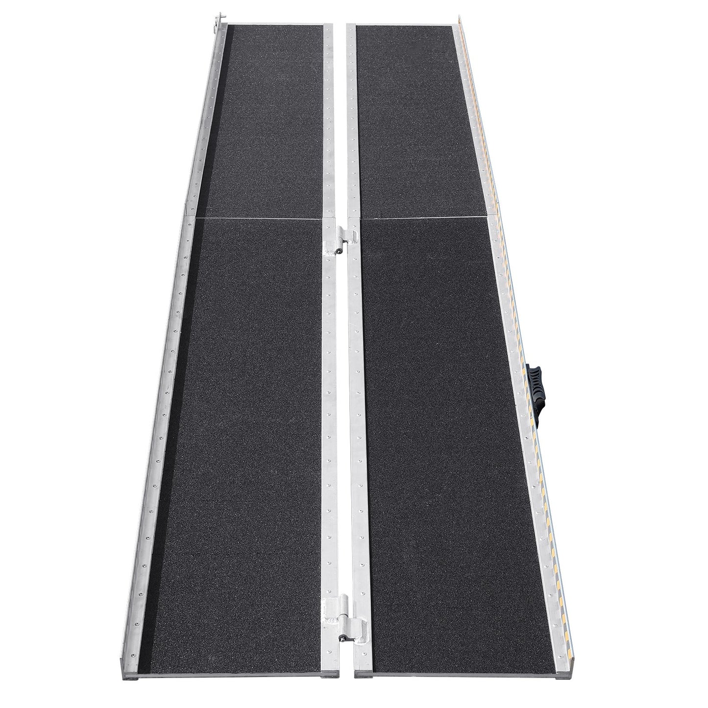 Portable Wheelchair Ramp, 304.8 cm 363 kg Capacity, Non-Slip Aluminum Folding Threshold Ramp, Foldable Mobility Scooter Ramp Wheel Chair Ramp, Handicap Ramp for Home Steps, Stairs, Doorways, Curbs