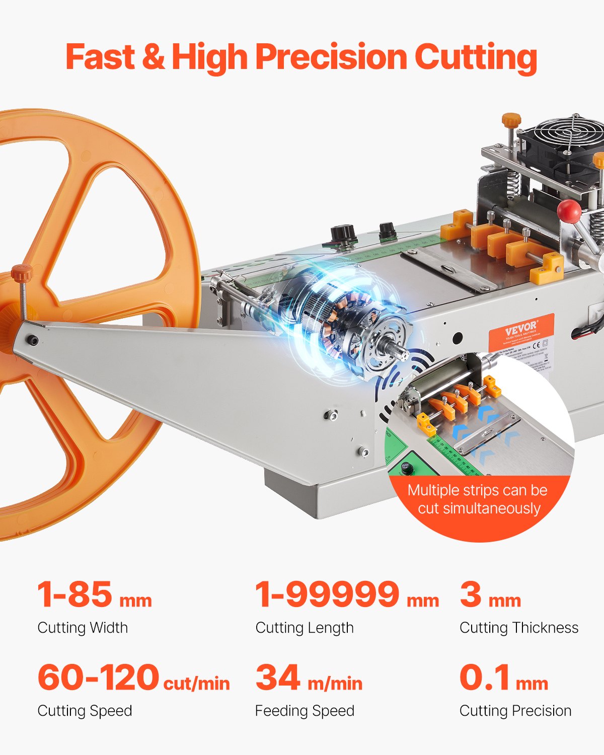 Automatisk bandskärmaskin, varm- och kallbandsskärmaskin med justerbar temperatur och LCD-display, blixtlåsskärare för nylonband, resårband, skosnören