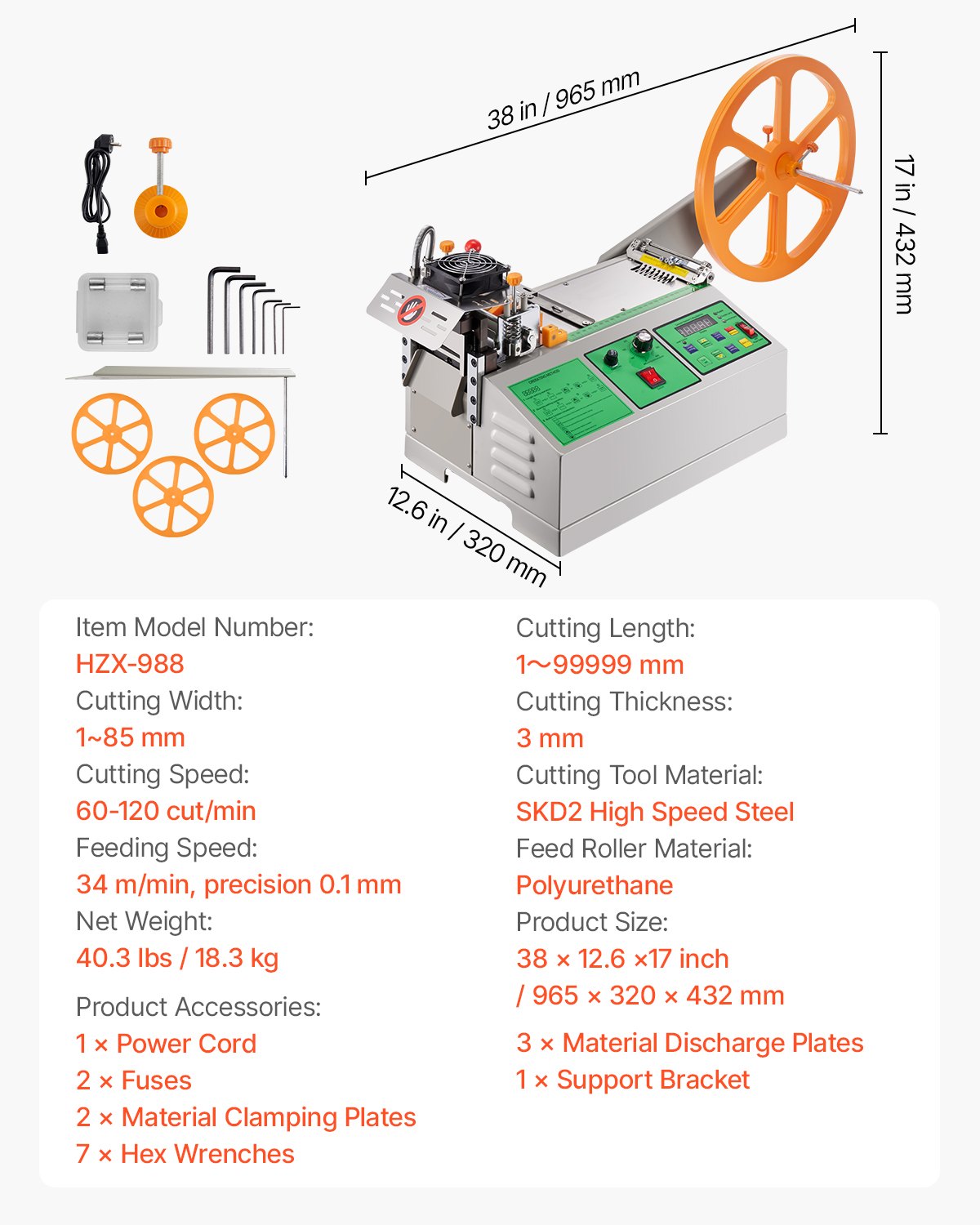 Automatisk bandskärmaskin, varm- och kallbandsskärmaskin med justerbar temperatur och LCD-display, blixtlåsskärare för nylonband, resårband, skosnören