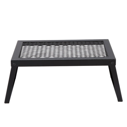 Folding Campfire Grill Portable Camping Fire Pit Steel Outdoor BBQ Picnic