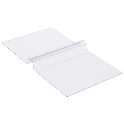 Plastic Table Cover, 40 x 80 Inch 2.0 mm Thick Clear Table Protector, Rectangle PVC Desk Mat, Waterproof & Easy Cleaning Desk Pad Tablecloth, for Office Dresser Dining Room Table Night Stand
