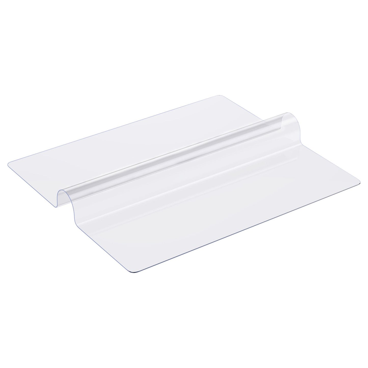 Plastic Table Cover, 48 x 48 Inch 1.5 mm Thick Clear Table Protector, Square PVC Desk Mat, Waterproof & Easy Cleaning Desk Pad Tablecloth, for Office Dresser Dining Room Table Night Stand