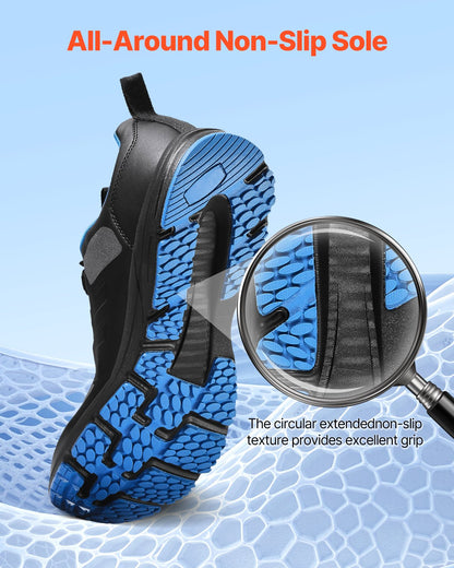 Crossträningsskor, W-vidd sneakers UK storlek 12, skor med bred tåbox, stöd för hålfoten och justerbar snörning, träningsskor för löpning, gymnastik, hundpromenader och tyngdlyftning (svart)