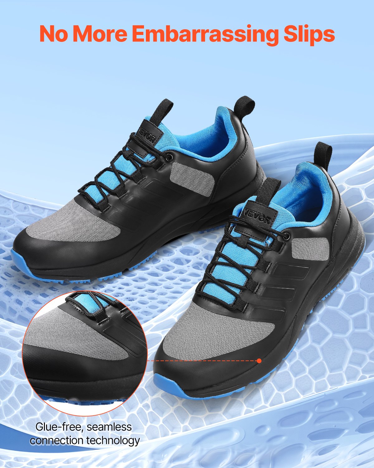 Crosstrainingskor, M-breda sneakers UK storlek 7, skor med bred tåbox, stöd för hålfoten och justerbar snörning, träningsskor för löpning, gymnastik, hundpromenader och tyngdlyftning (svart)