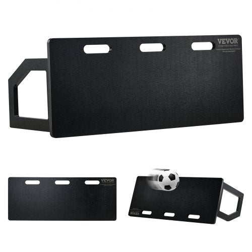 Fotbollsrebounderbräda, 101,6 x 40,6 cm bärbar fotbollsvägg med 2 reboundervinklar, hopfällbar HDPE-rebounderbräda, fotbollsträningsutrustning för barn och vuxna, passnings- och skottträning