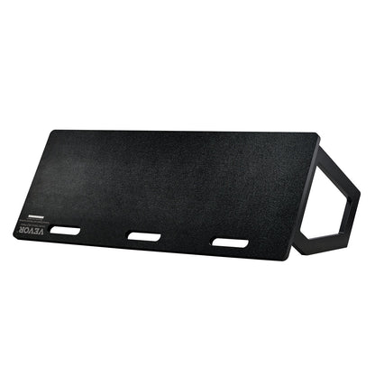 Fotbollsrebounderbräda, 114,3 x 45,7 cm bärbar fotbollsvägg med 2 reboundervinklar, hopfällbar HDPE-rebounderbräda, fotbollsträningsutrustning för barn och vuxna, passnings- och skottträning