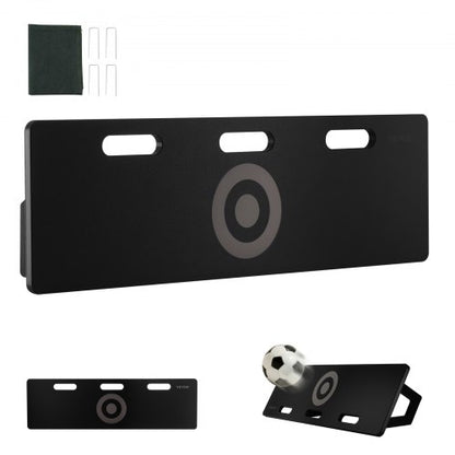 Fotbollsrebounderbräda, 40"x12" bärbar fotbollsvägg med 2 vinklar för rebound, hopfällbar HDPE kickback-reboundbräda, fotbollsträningsutrustning för barn och vuxna, passnings- och skottträning