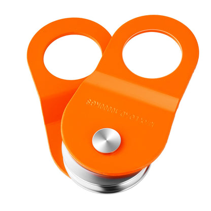 10 T vinschblock, kapacitet 22 000 lbs block och taljesystem, fungerar med 0,4" - 0,55" rep, vinschkroktillbehör, kraftigt terrängbärgningstillbehör för lastbil traktor ATV UTV