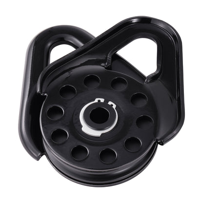 14,5 tons ryckblock för vinschbärgning, kraftig 14 000 kg brottstyrka, fungerar med 3/8-tums rep, kompakt terrängbärgningstillbehör för bogsering och bärgning på lastbil, traktor, ATV och UTV