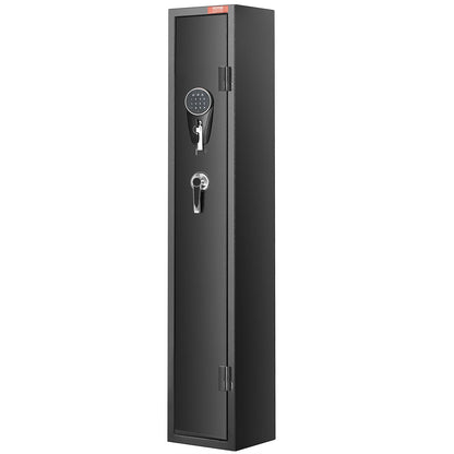 2 Rifles Gun Safe, Rifle Safe with Lock & Digital Keypad, Quick Access Gun Storage Cabinet with Removable Shelf, Pistol Rack, Rifle Cabinet for Home Rifle and Pistols