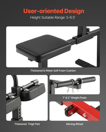 Sittande vadmaskin, vadlyftsmaskin med kapacitet på 440 pund, sittande vadlyftsmaskin för benträning hemmagym, vadträningsutrustning, specialmaskin för underkroppen, passar 1/2 tums viktskivor