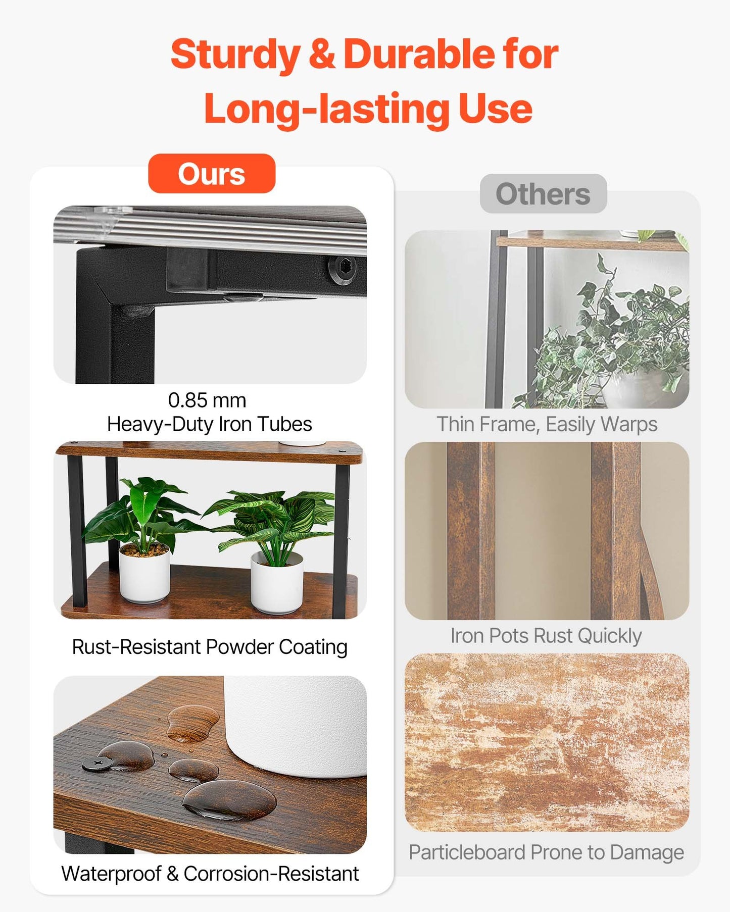 Plant Stand Indoor with Grow Lights, 157.5cm Tall 8-Tier Lighted Plant Shelf, Metal Corner Plants Holder, 3 Timer & 10 Brightness, Tree-Shaped Flower Display Rack for Living Room Balcony Decor