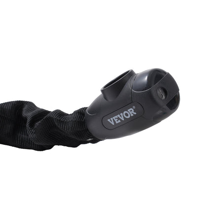 Cykelkedjelås, 1,2 m kombinationscykelkedjelås med 4 nycklar, kraftiga stöldskyddslås med hög säkerhet, perfekt för cykel, motorcykel, skoter, dörr, staket eller grind, 8 mm