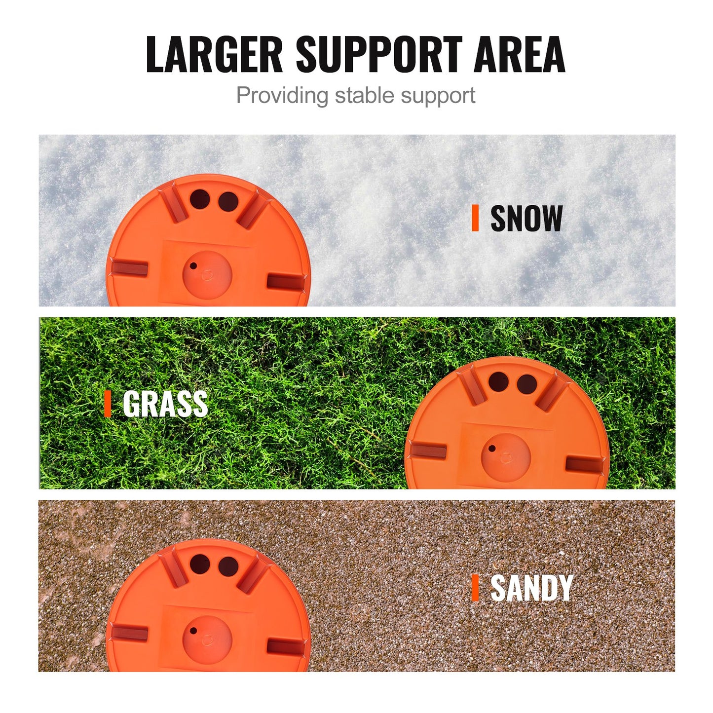 Domkraftsblock, 900 kg kapacitet per husbil, nivåutjämningsblock i högkvalitativ polypropylen för husbilar, resetillbehör för husbilar, kan användas för alla typer av domkrafter, stolpar, fot och femte hjul, 2-pack