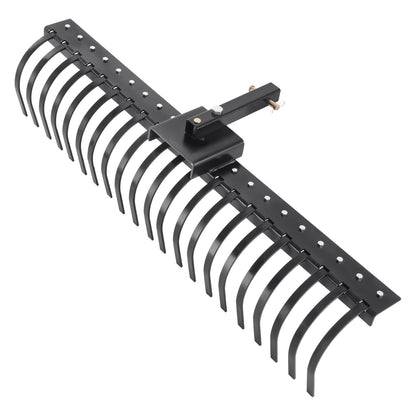 Dragbar gräsklippare, 60" vertikalskärare med 21 stålspiralpinnar, vertikalskärare fästs på 48" eller 60" verktygsstänger och 3-punkts upphängningssystem, för löv, barr och gräs